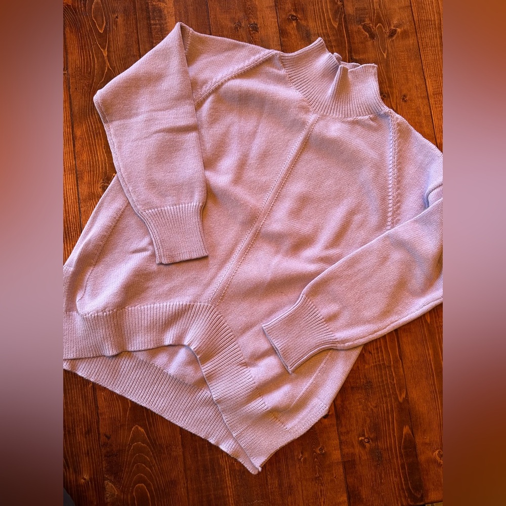 Anthropologie Maeve Lavender Turtleneck Sweater